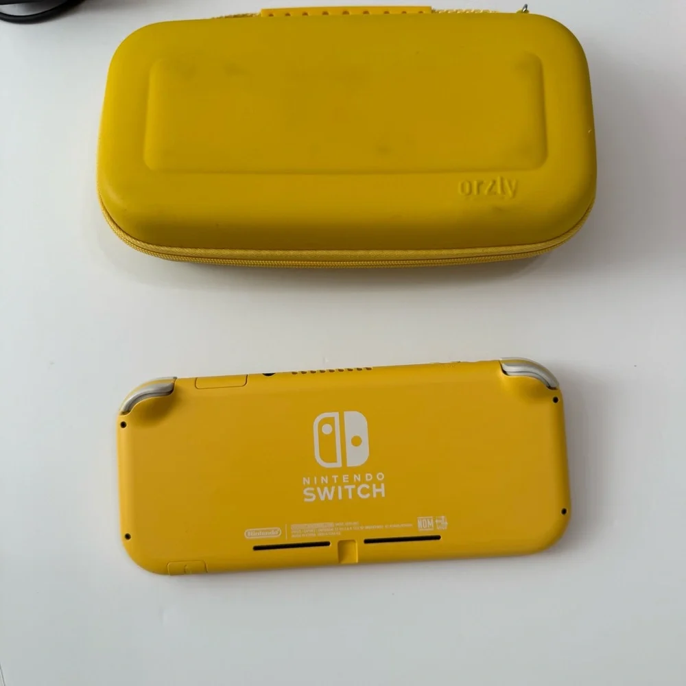 Nintendo Switch Lite in Yellow with Accessories